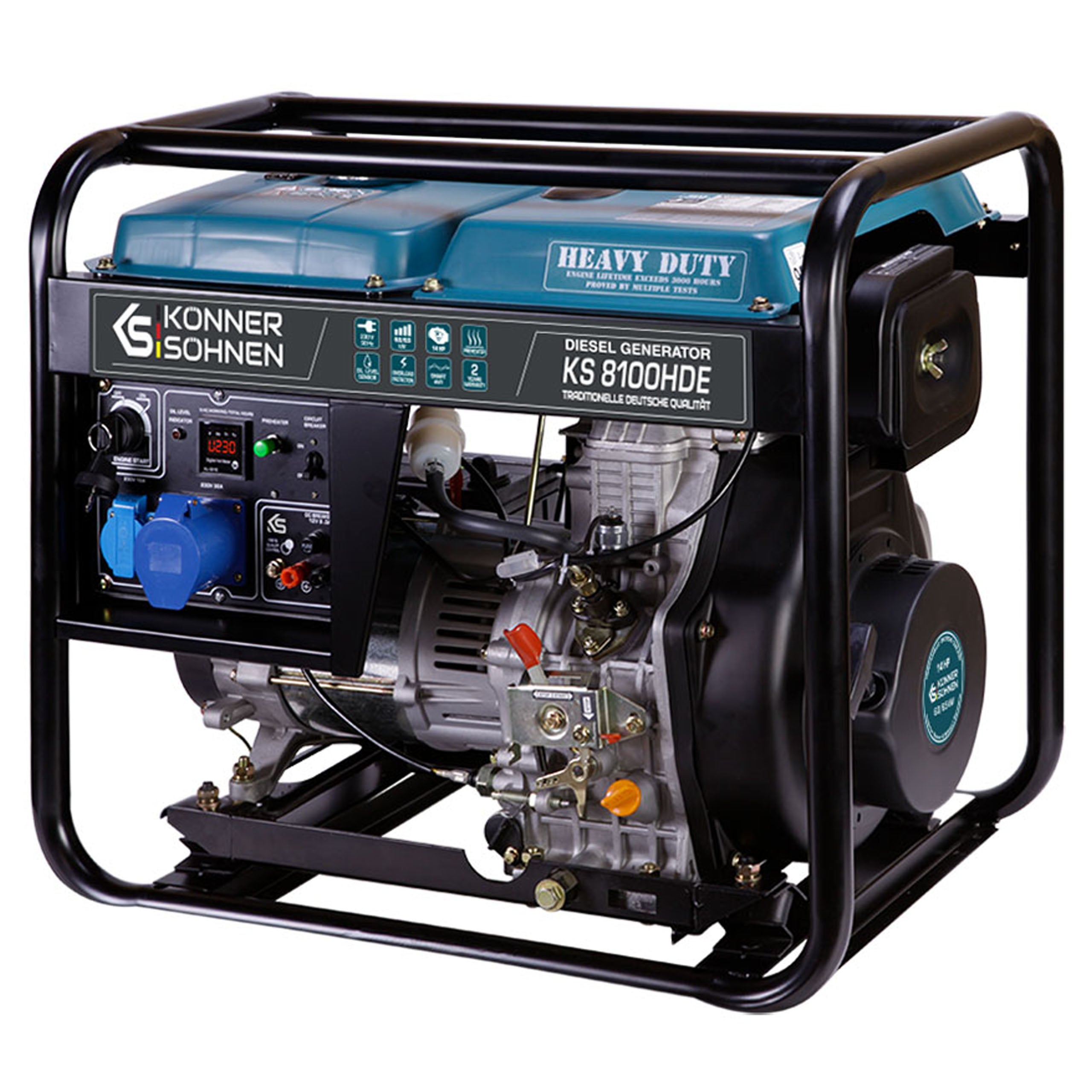 Agregat prądotwórczy Könner & Söhnen KS 8100HDE - Image 3
