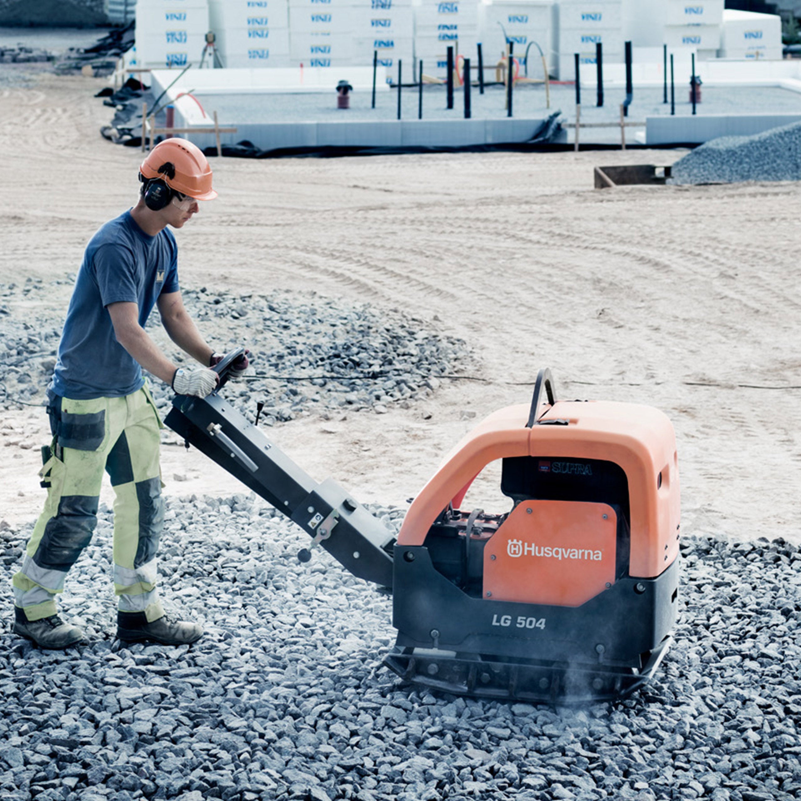 Zagęszczarka dwukierunkowa HUSQVARNA LG 504 Hatz EL 700 mm - Image 6