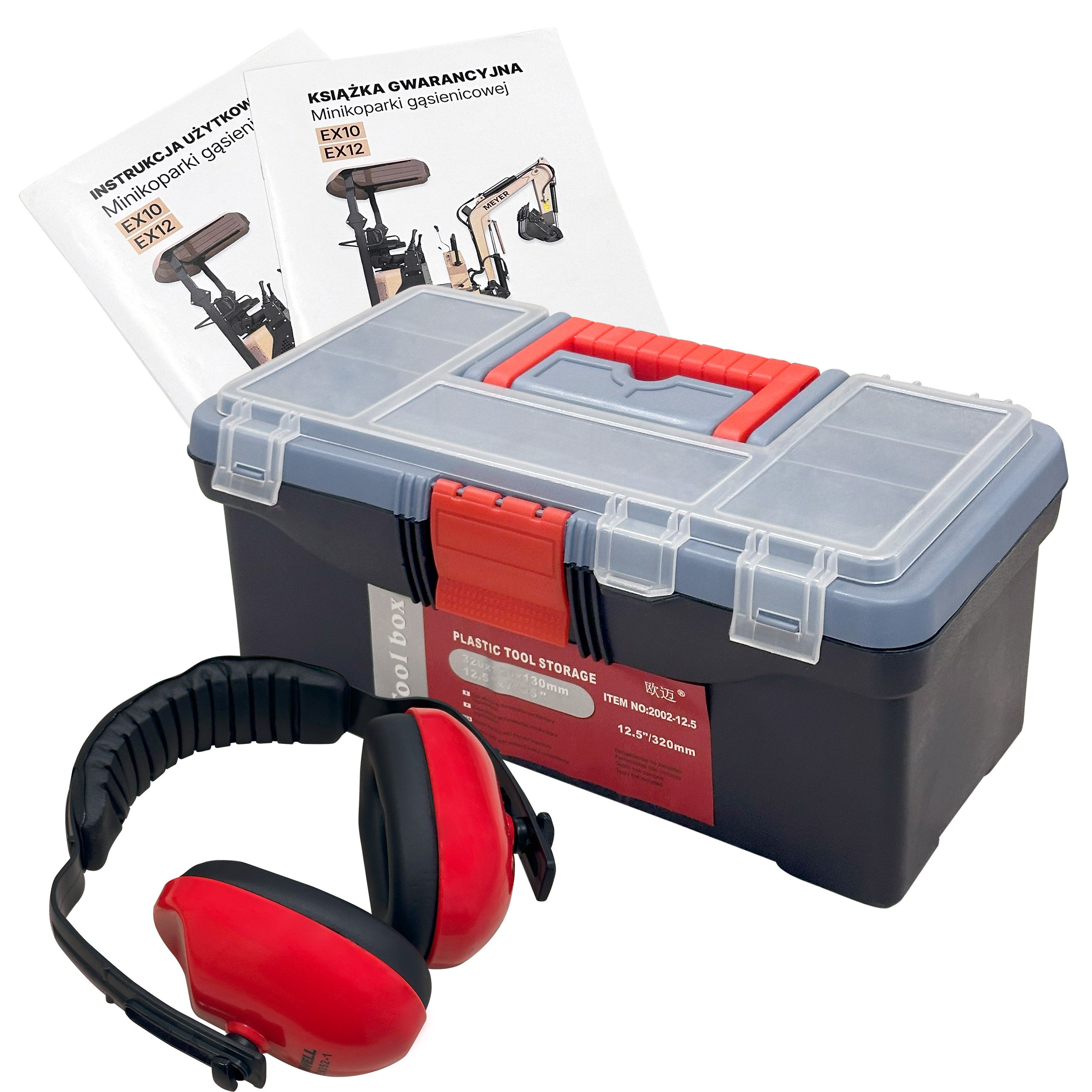 Minikoparka gąsienicowa MEYER EX12 (skrętne ramię + joystick) - Image 18