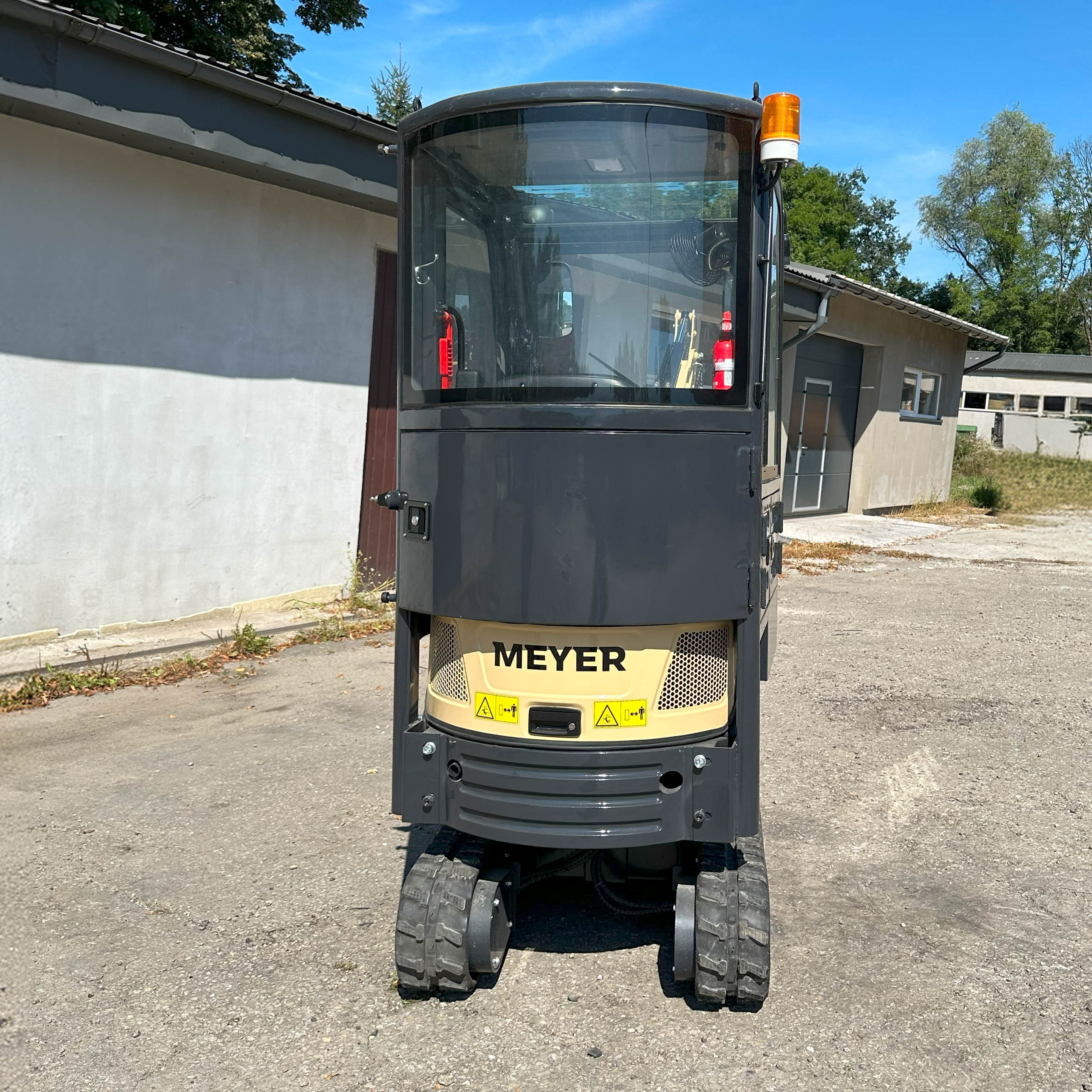 Minikoparka gąsienicowa MEYER EX12 z kabiną (skrętne ramię + joystick) - Image 14