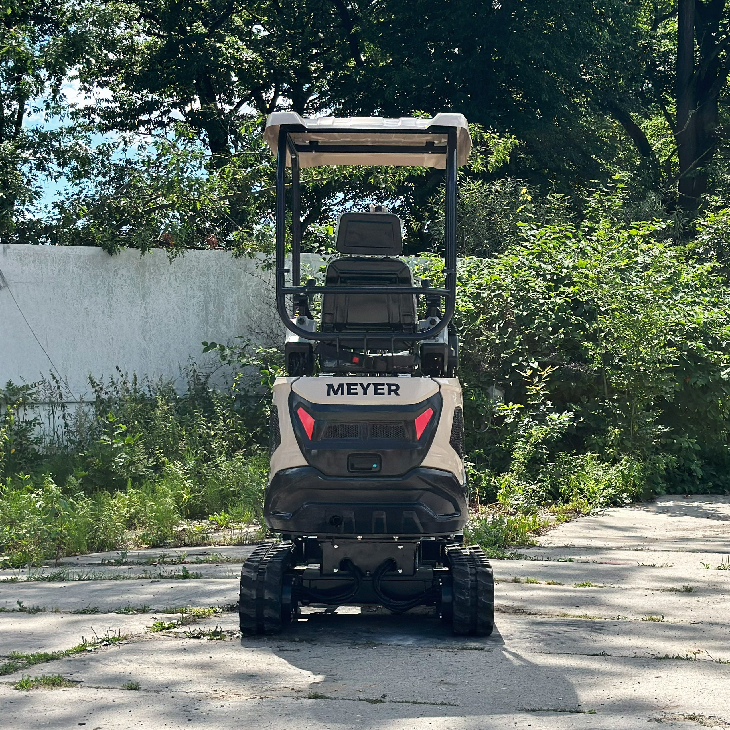 Minikoparka gąsienicowa MEYER EX12K z silnikiem KUBOTA + skrętne ramię + rozsuwane gąsienice - Image 3