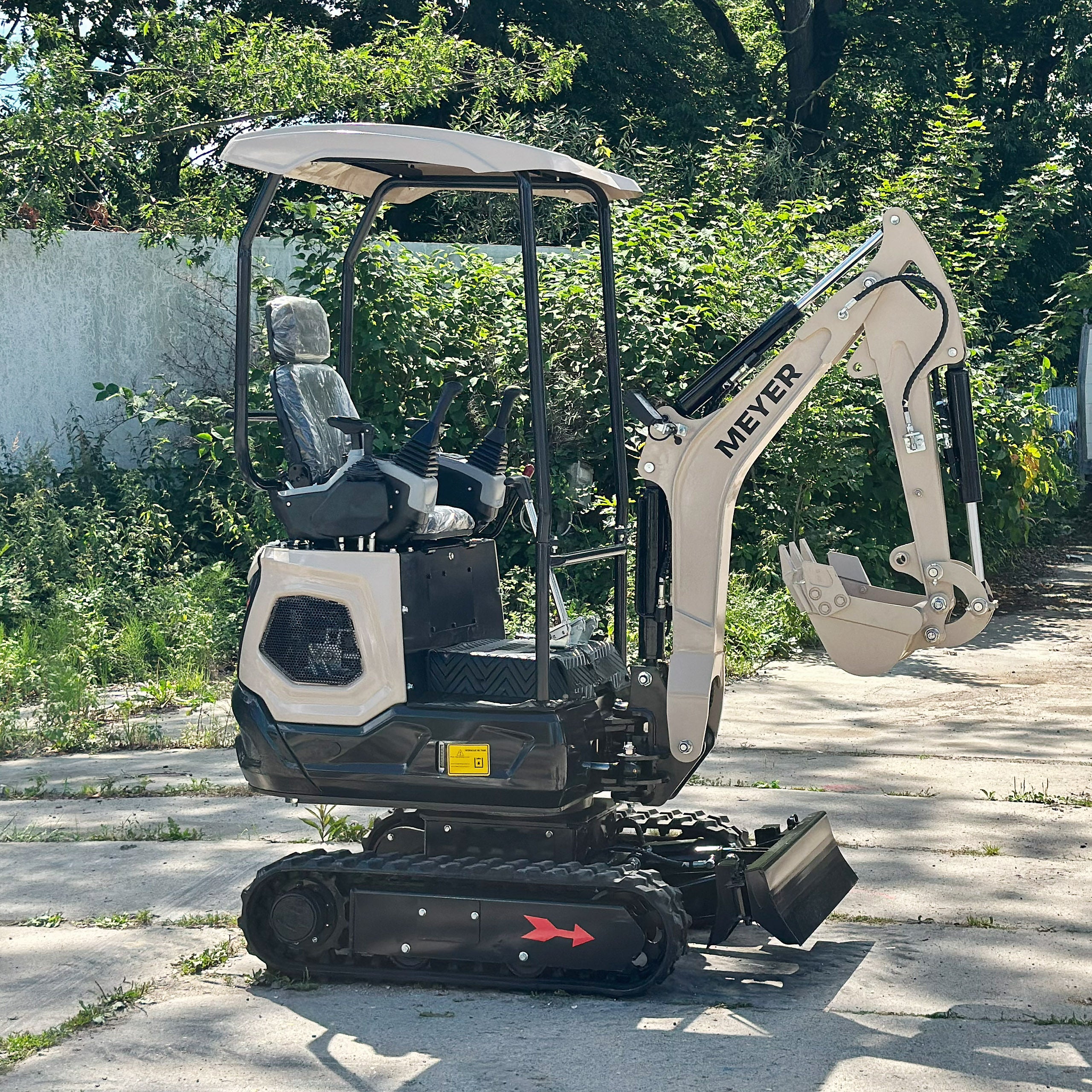 Minikoparka gąsienicowa MEYER EX12K z silnikiem KUBOTA + skrętne ramię + rozsuwane gąsienice - Image 4