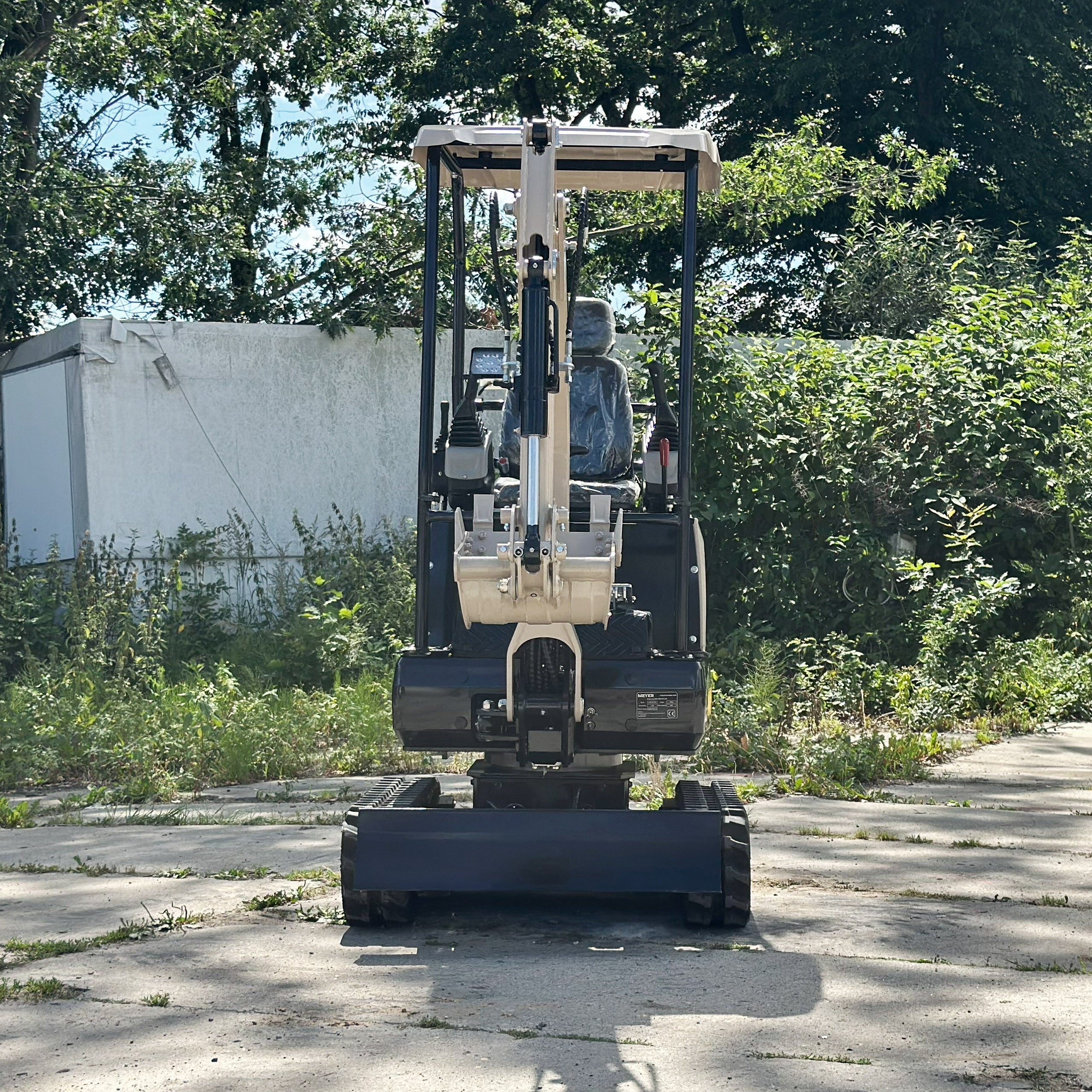 Minikoparka gąsienicowa MEYER EX12K z silnikiem KUBOTA + skrętne ramię + rozsuwane gąsienice - Image 5