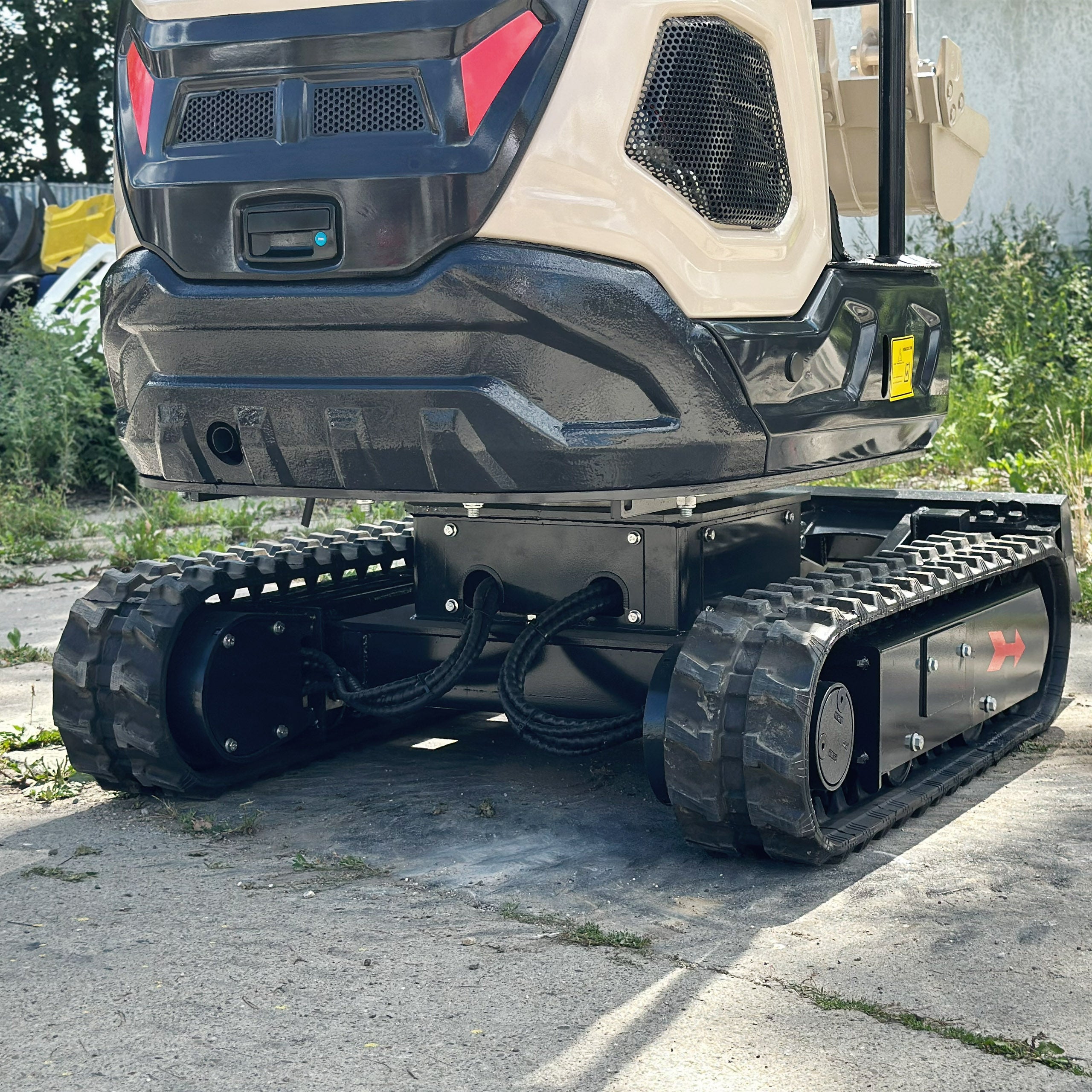 Minikoparka gąsienicowa MEYER EX12K z silnikiem KUBOTA + skrętne ramię + rozsuwane gąsienice - Image 13