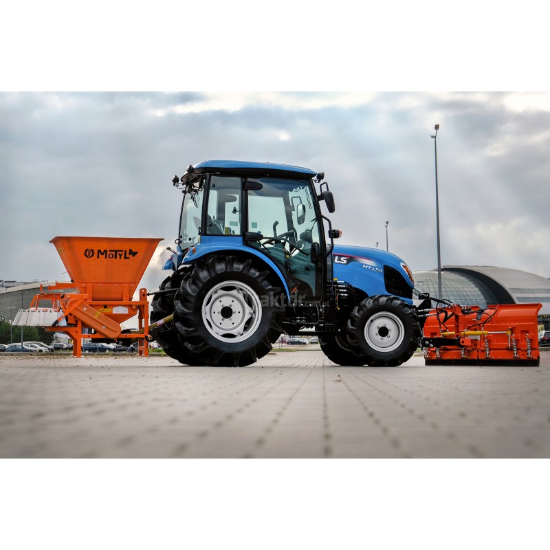 LS Tractor MT 3,50 mec 4×4 47 km / cab +pług do śniegu 180+ rozsiewacz motyl - obrazek 7