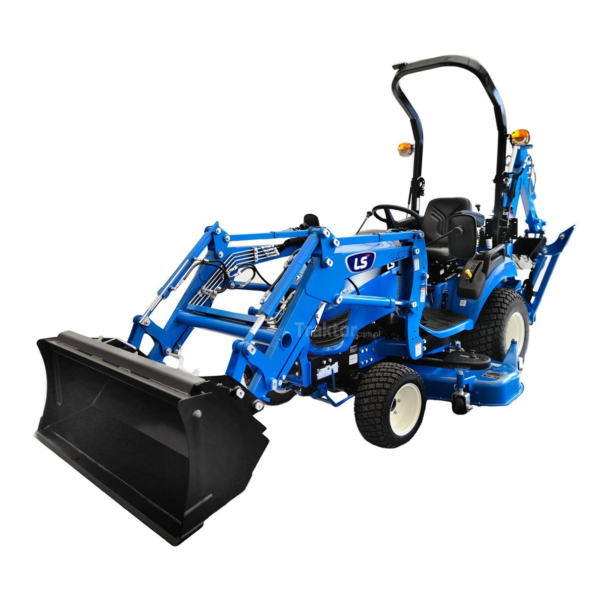 LS Tractor MT1.25 4×4 – 24.7 KM / TURF + koparka LB1107 + ładowacz TUR LL1100 + kosiarka LM1160 - obrazek 3