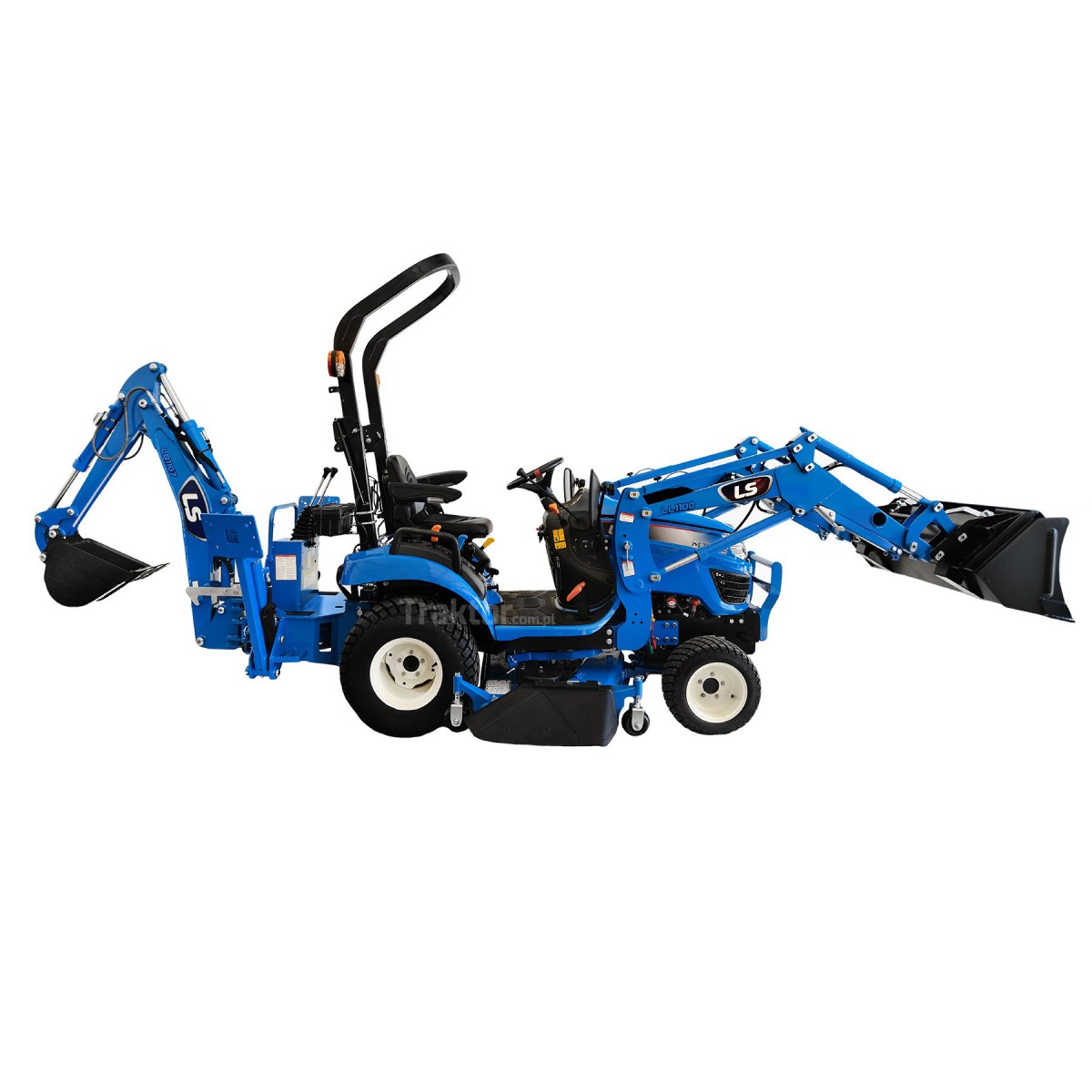 LS Tractor MT1.25 4×4 – 24.7 KM / TURF + koparka LB1107 + ładowacz TUR LL1100 + kosiarka LM1160 - obrazek 4