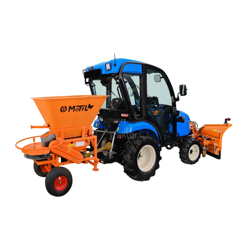 Traktor LS XJ25 MEC 4X4 24,4 KM/CAB Posypywarka motyl +pług śnieżny strzałkowy Vario 150 - obrazek 4