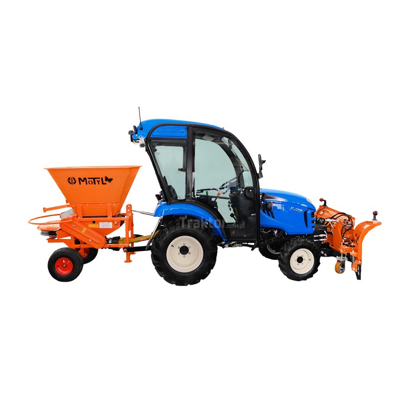 Traktor LS XJ25 MEC 4X4 24,4 KM/CAB Posypywarka motyl +pług śnieżny strzałkowy Vario 150 - obrazek 5