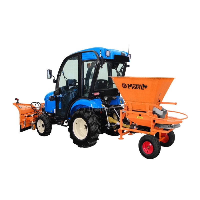 Traktor LS XJ25 MEC 4X4 24,4 KM/CAB Posypywarka motyl +pług śnieżny strzałkowy Vario 150 - obrazek 6