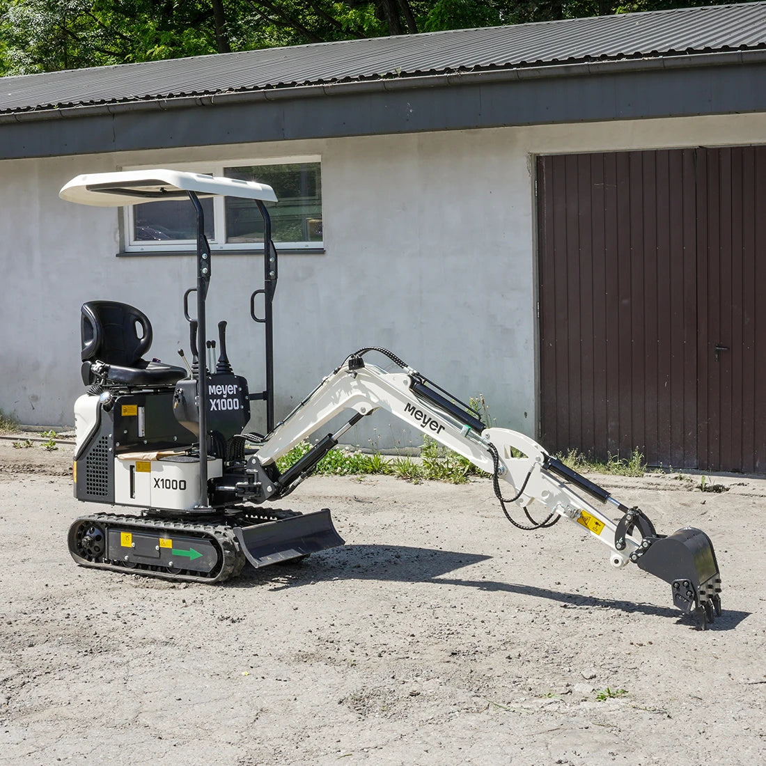 Minikoparka gąsienicowa MEYER X1000 (skrętne ramię, silnik KOOP) - Image 4